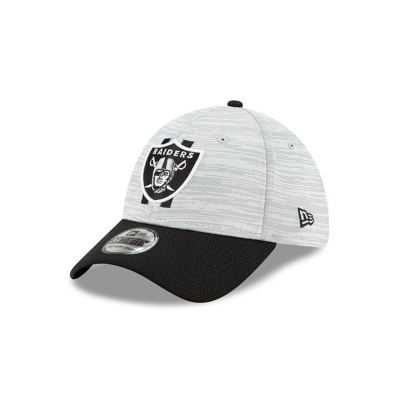 Las Vegas Raiders Gorra | New Era Official NFL Training 39thirty Stretch Fit Cap Mexico - Negros
